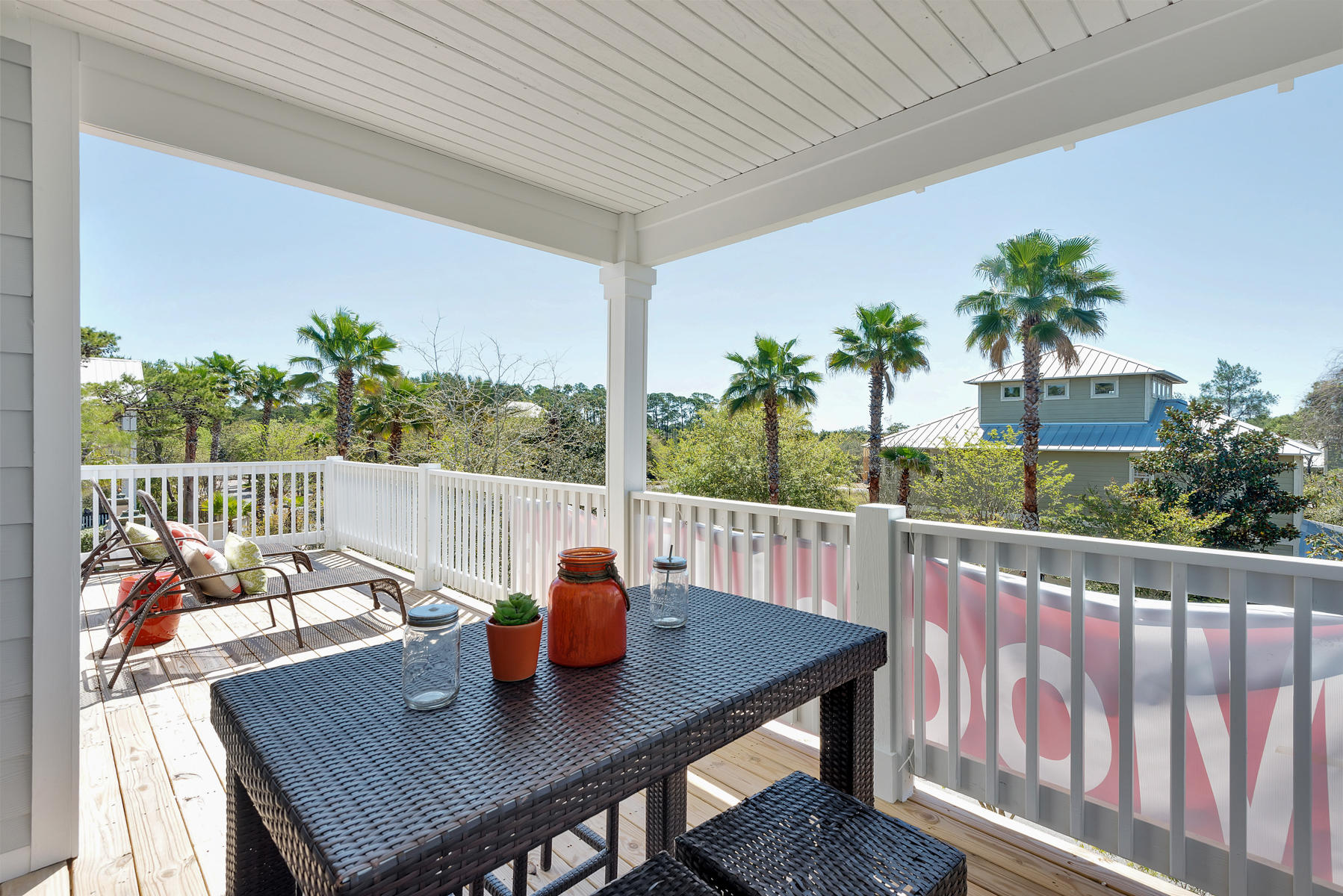 Lot 13 South Grande Pointe Dr Inlet Beach Inlet Beach, FL 32461 - Photo 5 of 15 a view of balcony with furniture and outdoor seating