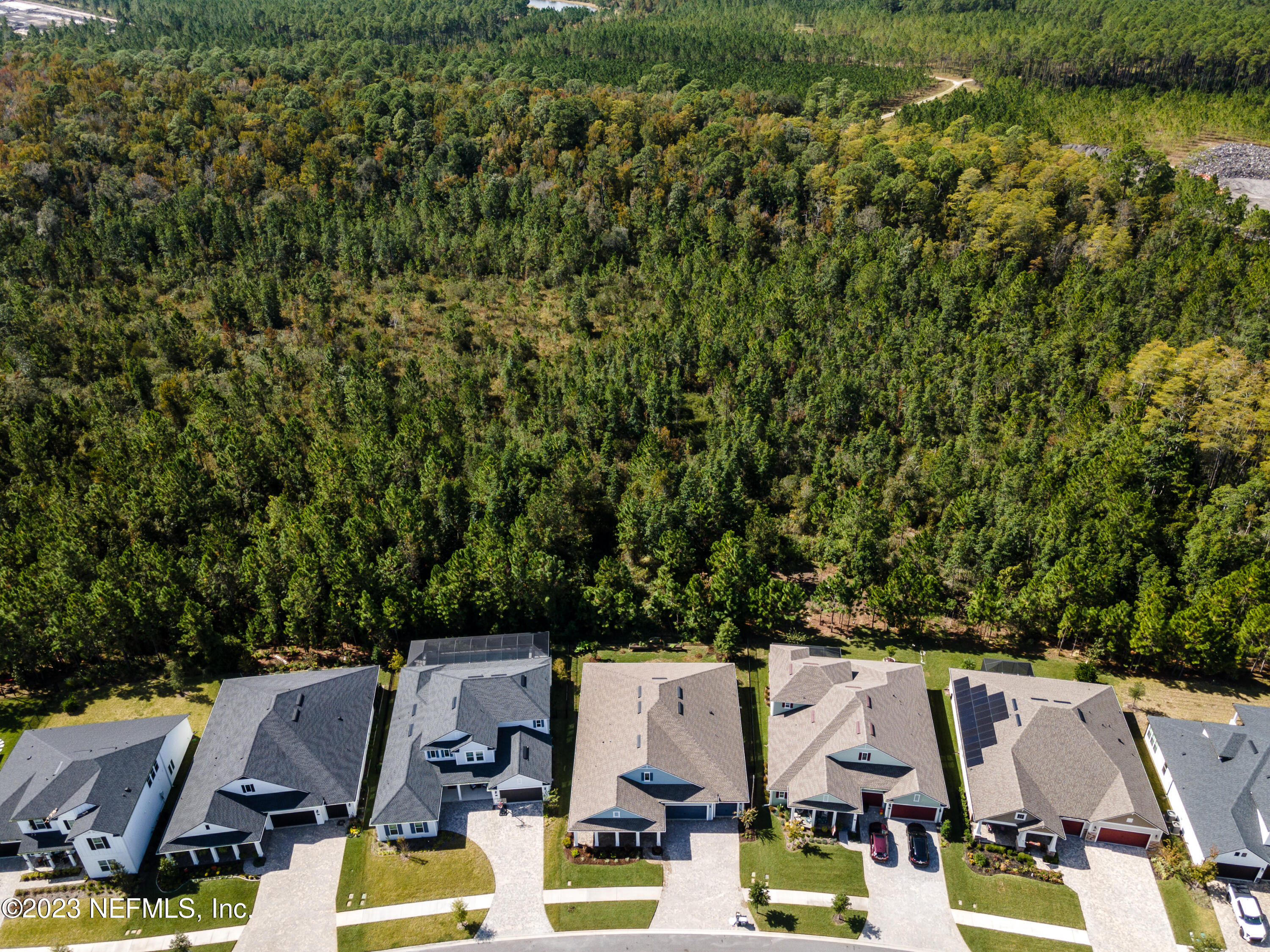 257 Glenneyre Circle St. Augustine, FL 32092 - Photo 59 of 98 an aerial view of house with yard swimming pool and outdoor seating