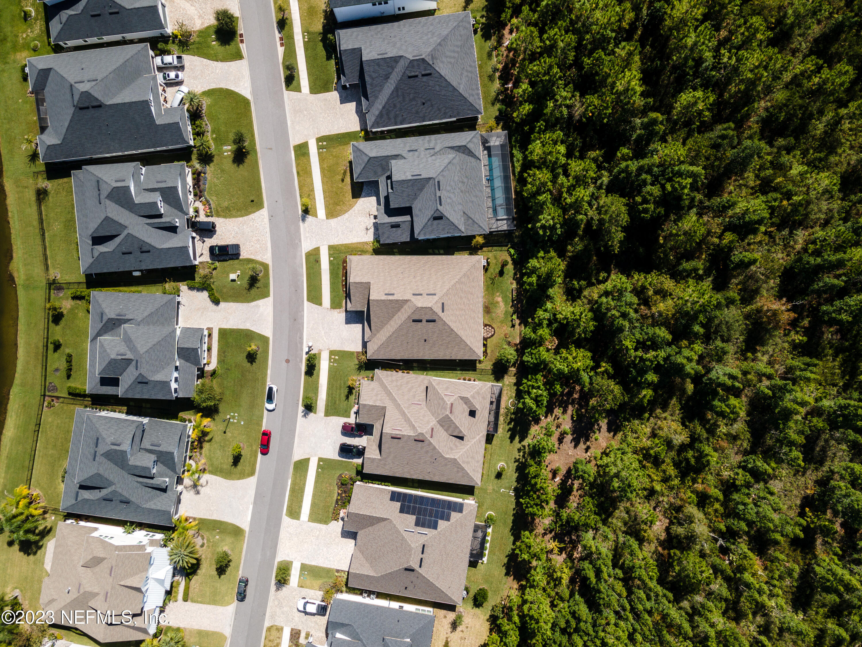 257 Glenneyre Circle St. Augustine, FL 32092 - Photo 61 of 98 an aerial view of residential houses with outdoor space
