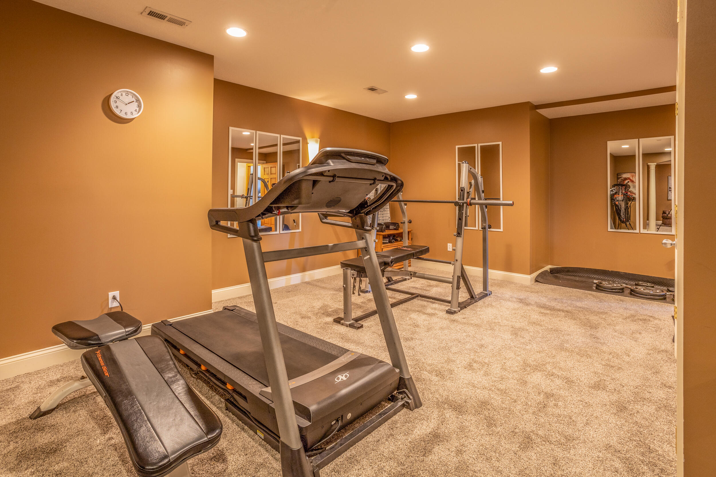 1955 Wetherburn Road Christiansburg, VA 24073 - Photo 15 of 27 a room with gym equipment