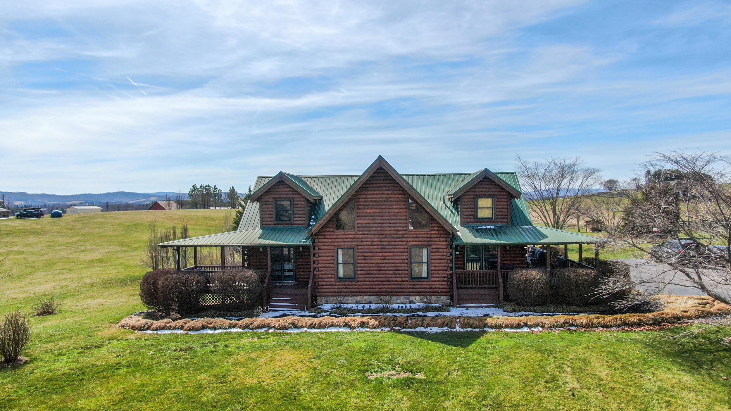 1955 Wetherburn Road Christiansburg, VA 24073 - Photo 27 of 27 a front view of house with yard and green space