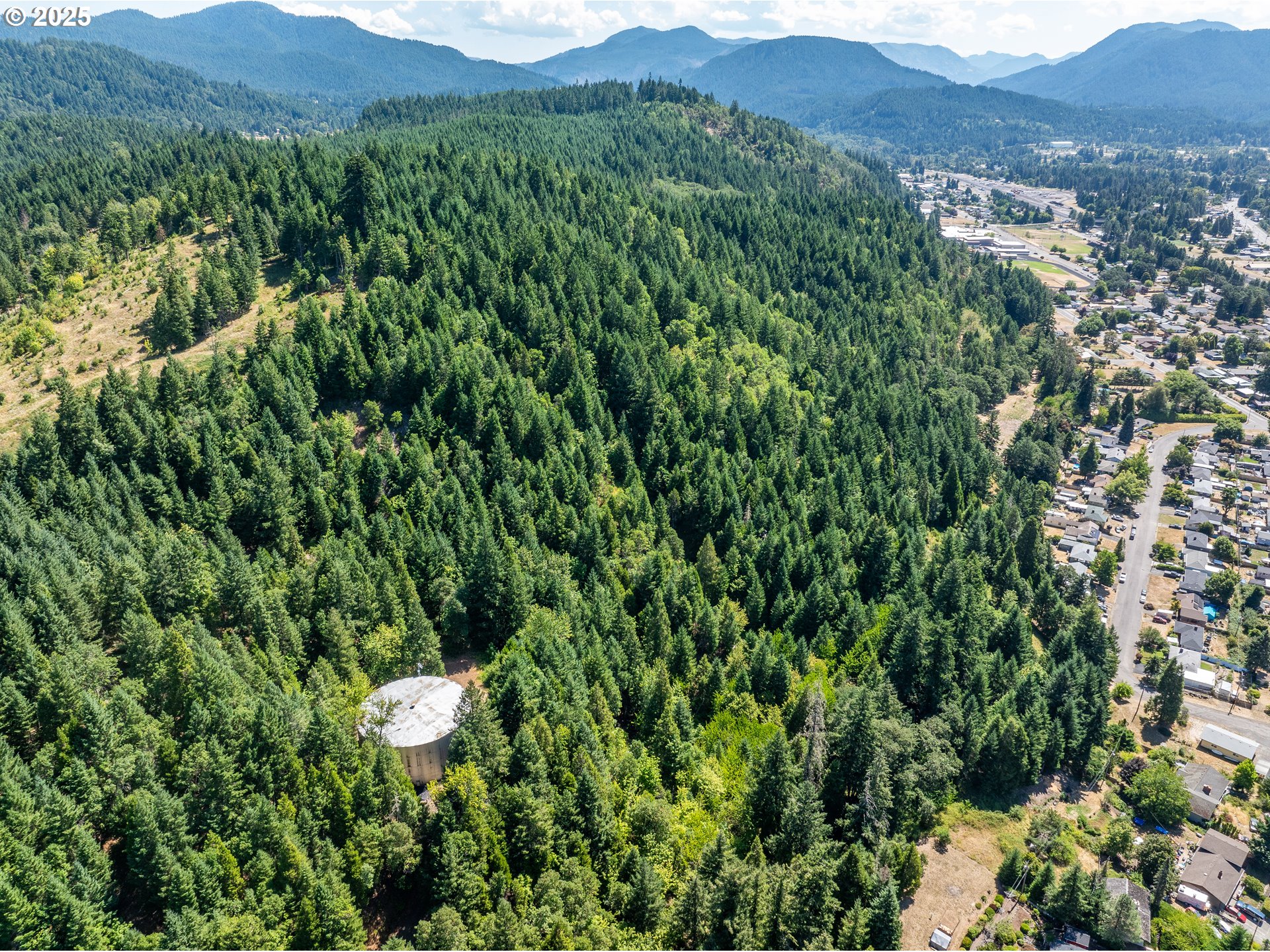 0 West 2nd Street Oakridge, OR 97463 - Photo 11 of 25 a view of a lush green hillside and a building