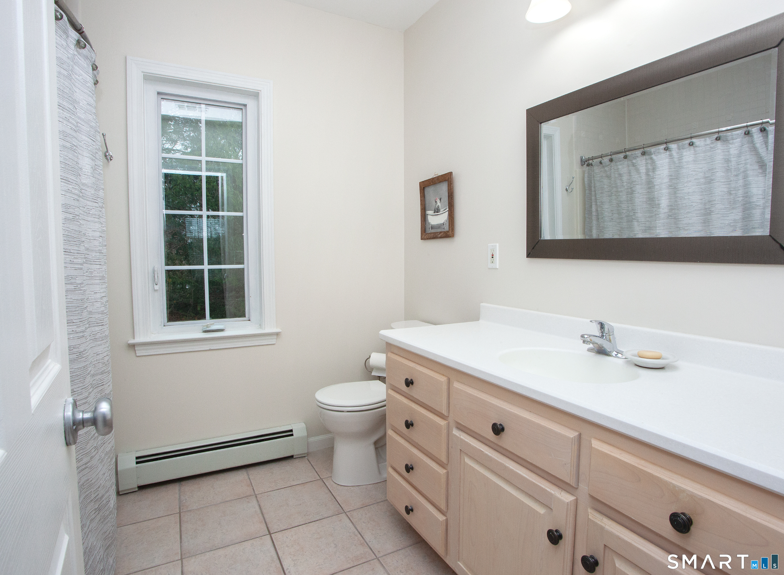 15 Rockledge Lane Canton, CT 06019 - Photo 16 of 30 a bathroom with a granite countertop toilet sink and mirror