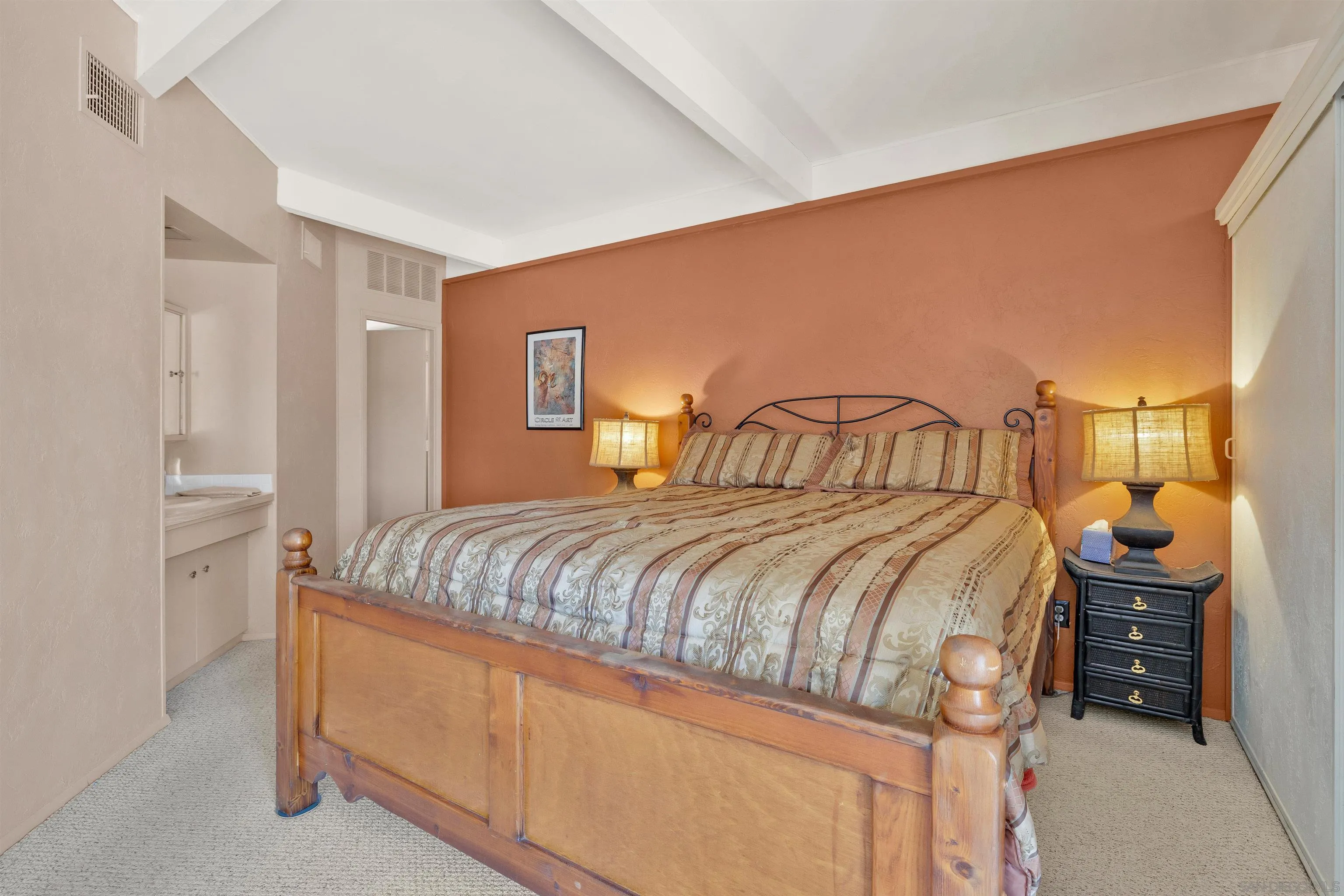 119 Montezuma Road Borrego Springs, CA 92004 - Photo 16 of 47 a bedroom with a bed and dresser