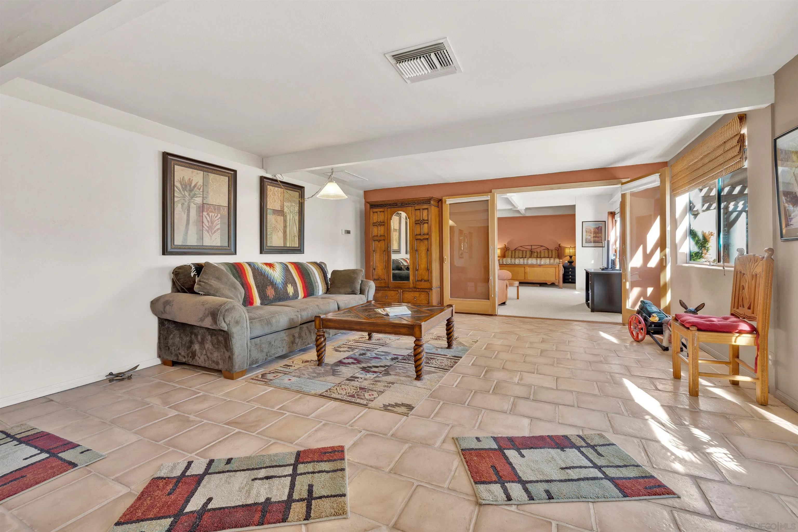 119 Montezuma Road Borrego Springs, CA 92004 - Photo 25 of 47 a living room with furniture and a table