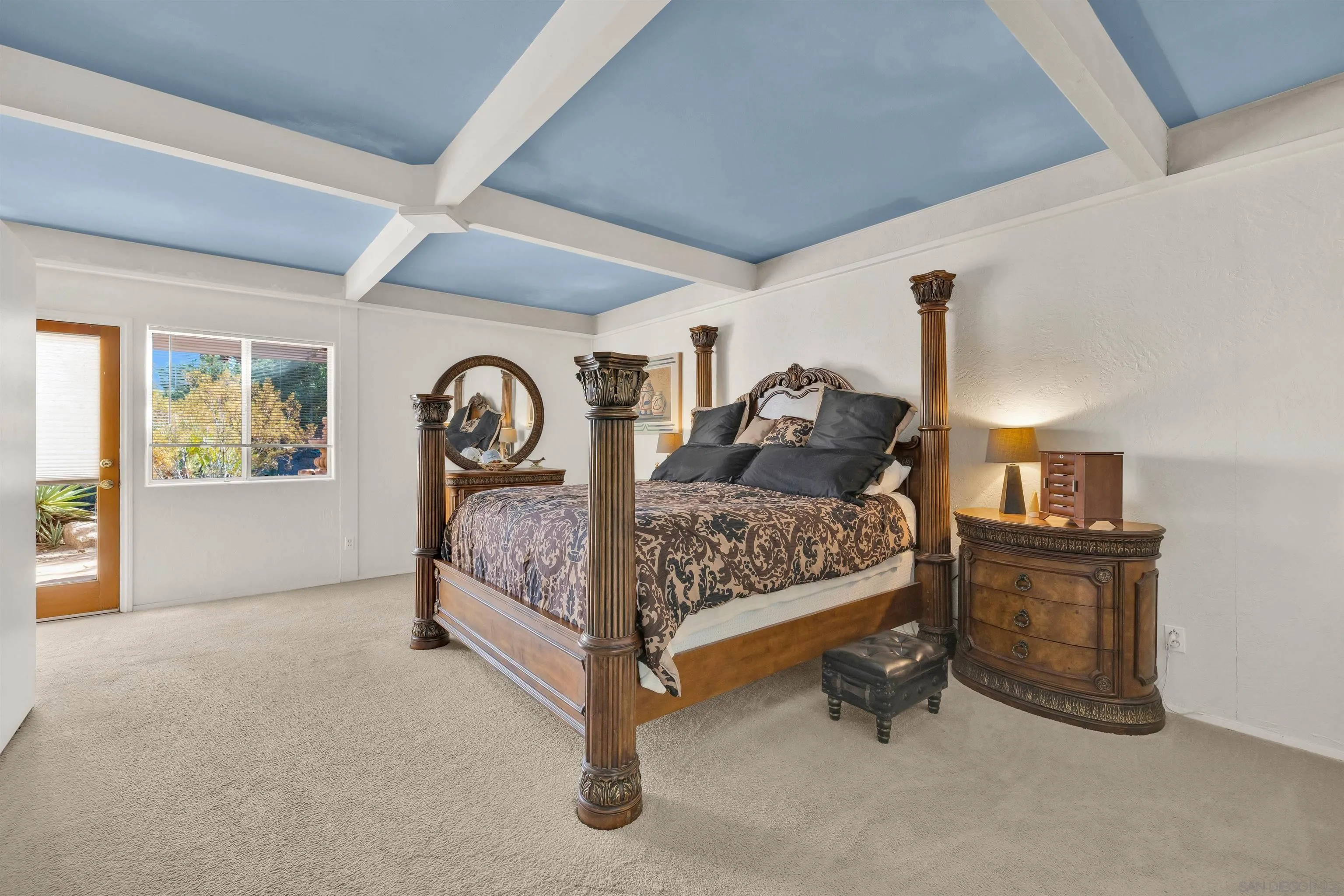 119 Montezuma Road Borrego Springs, CA 92004 - Photo 38 of 47 a bedroom with a bed chair and window