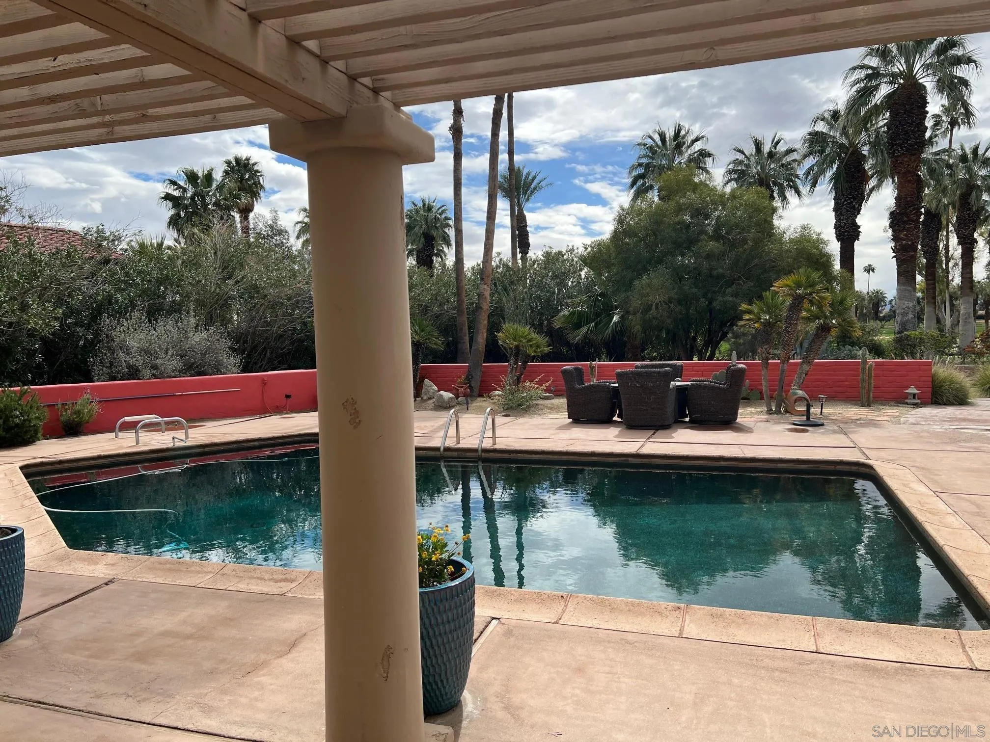 119 Montezuma Road Borrego Springs, CA 92004 - Photo 45 of 47 a view of swimming pool from a balcony