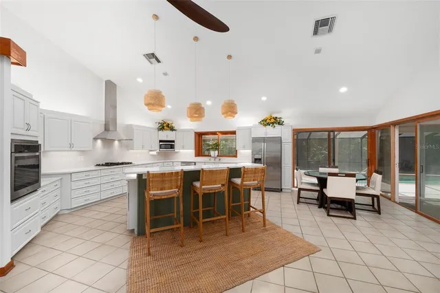 a view of a livingroom with furniture and window