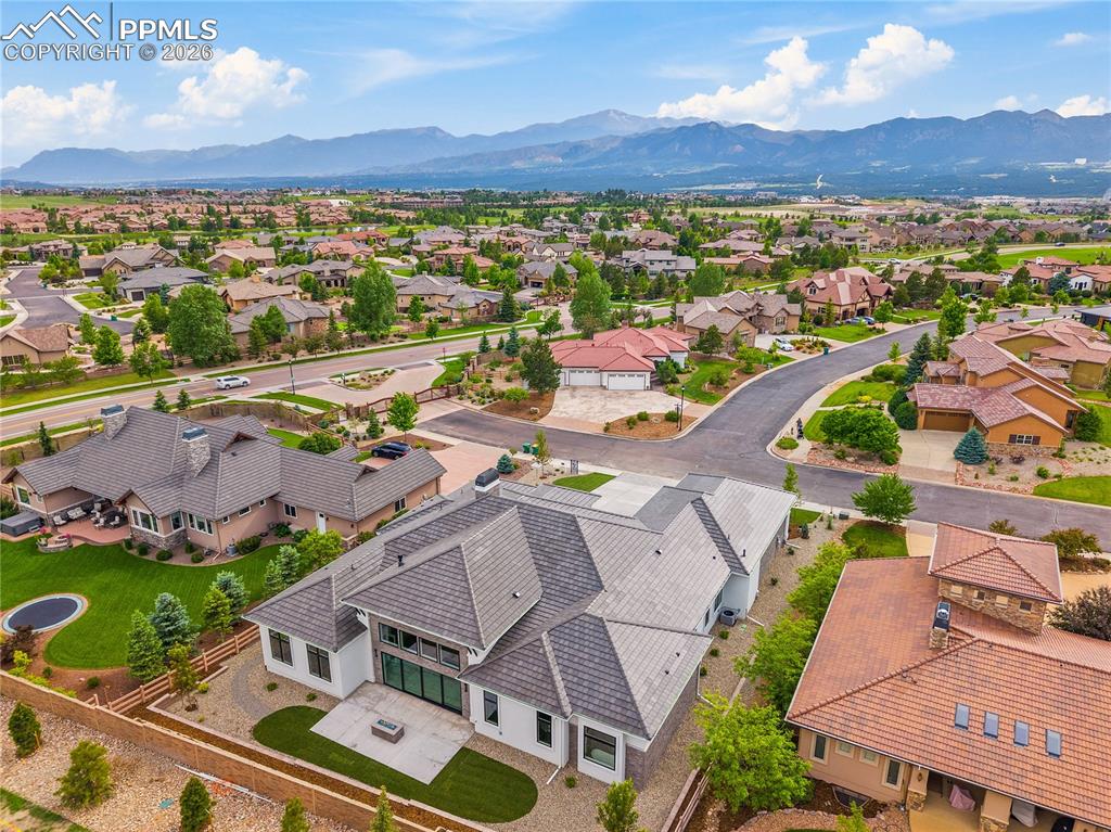 13525 Random Ridge View Colorado Springs, CO 80921 - Photo 2 of 43 Beautiful location with views of the mountains out the front of the house