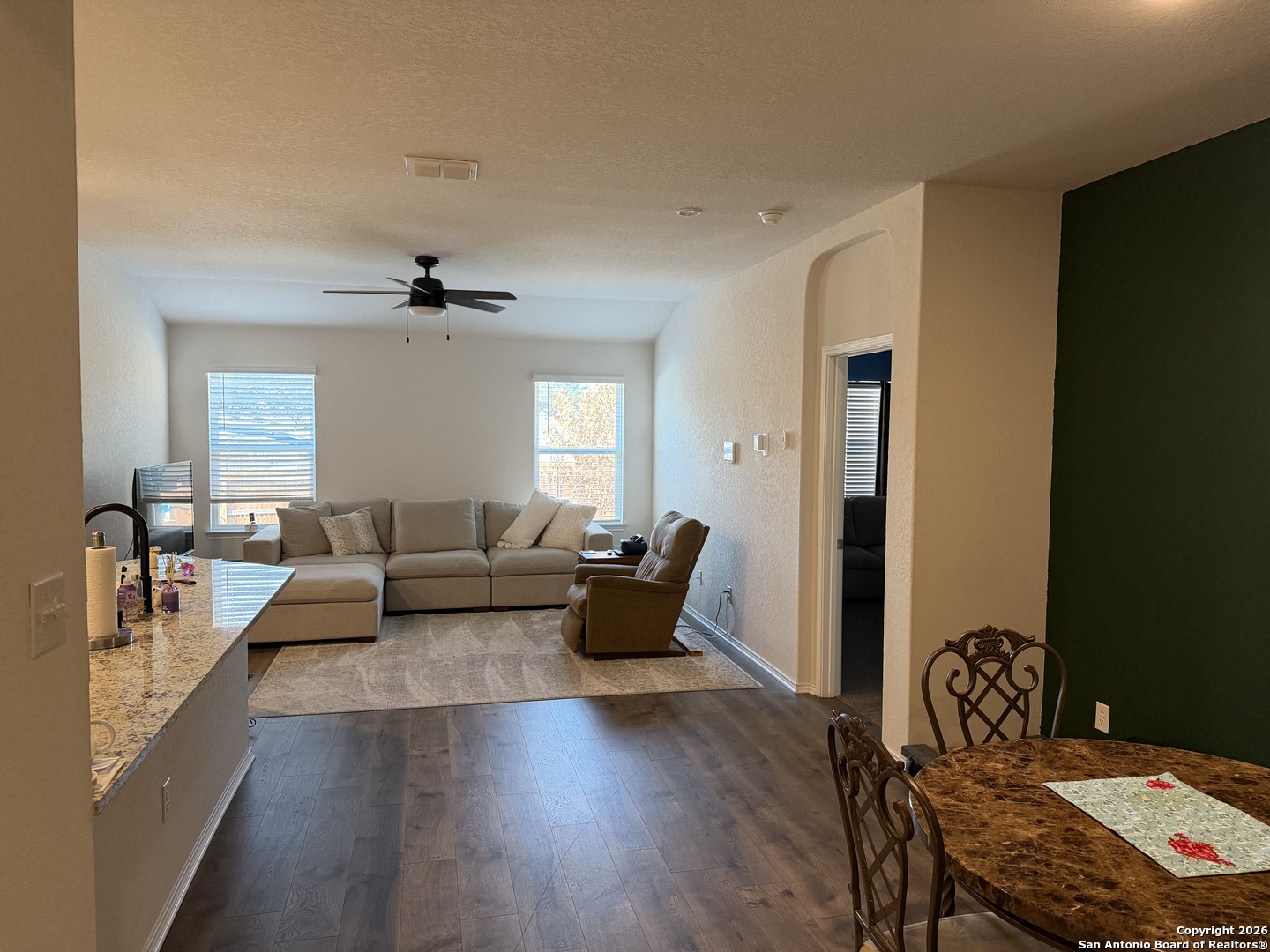 29413 Sierra Copper Bulverde, TX 78163 - Photo 4 of 6 a living room with furniture and wooden floor