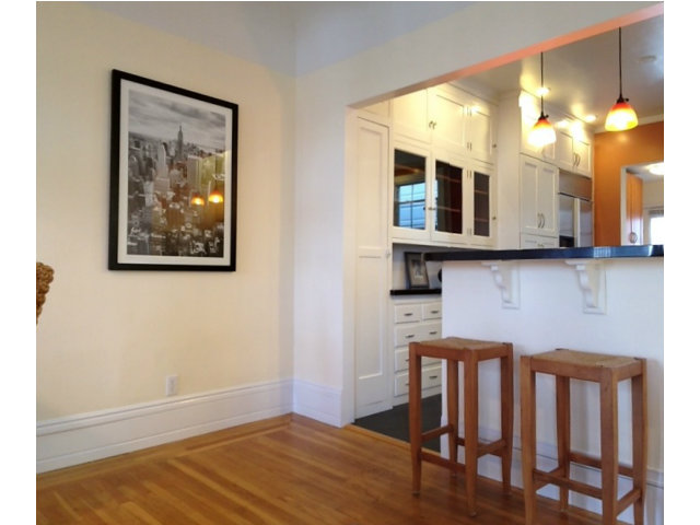 374 Rolph Street San Francisco, CA 94112 - Photo 6 of 20 a view of kitchen with furniture and wooden floor