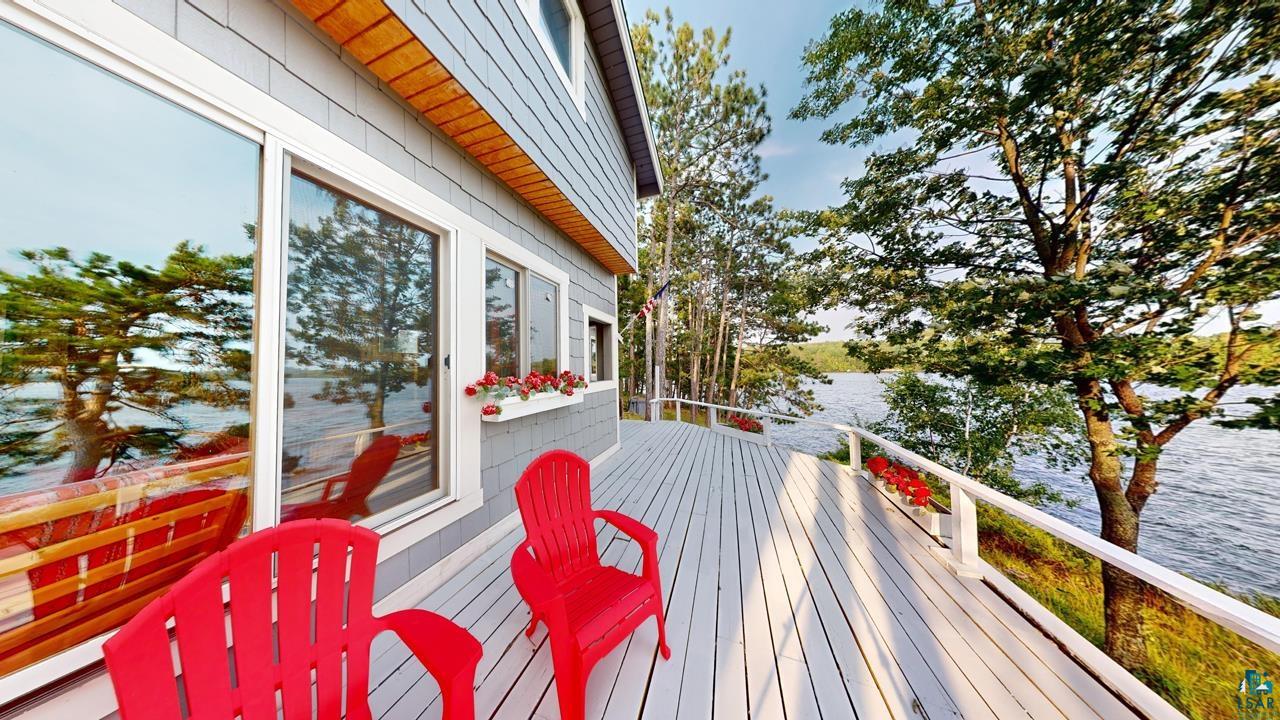 3-4 Wakemup Narrows North Cook, MN 55723 - Photo 29 of 41 Deck featuring a water view