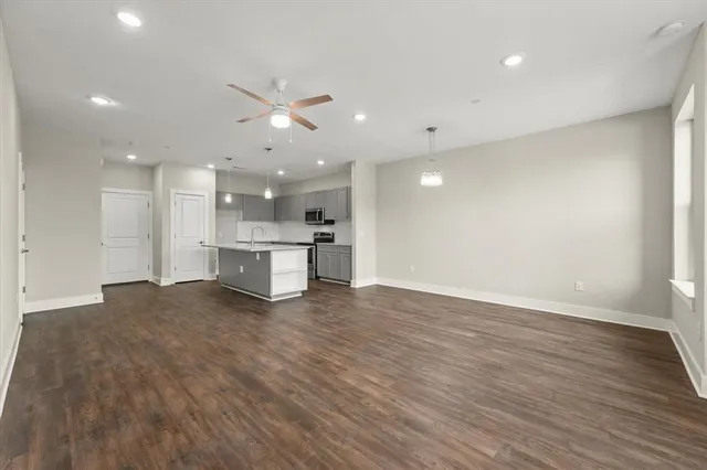 a front view of a house with a garage