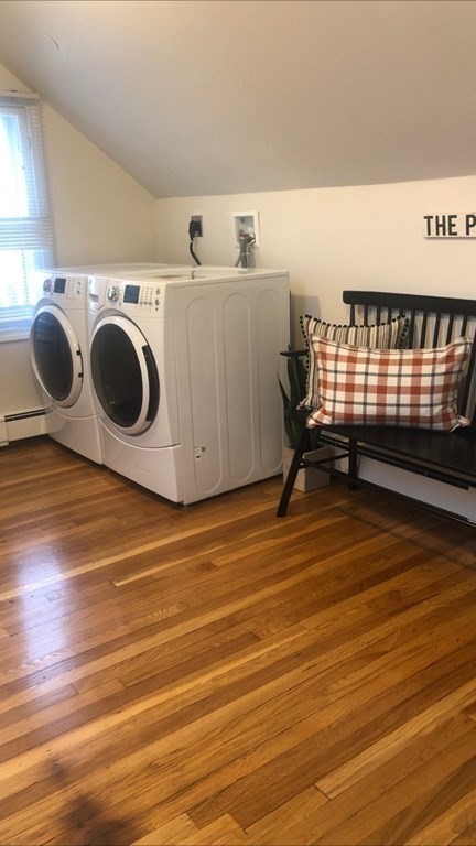 16-18 Kimball Road Watertown, MA 02472 - Photo 33 of 37 a view of a room with washer and dryer