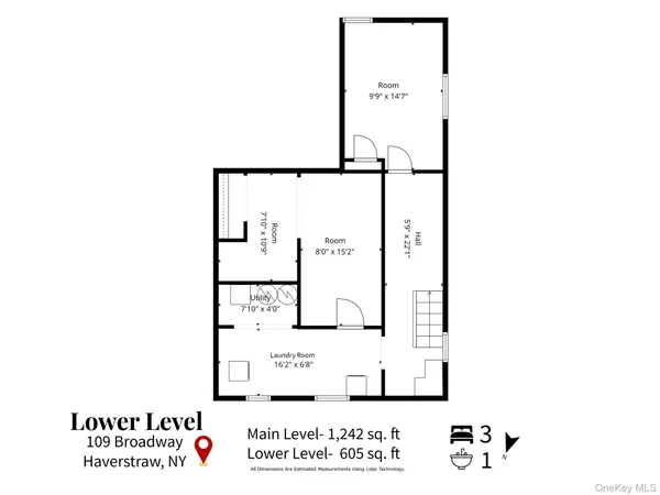 $3,350 | 109 Broadway, Unit 1, Haverstraw, NY 10927