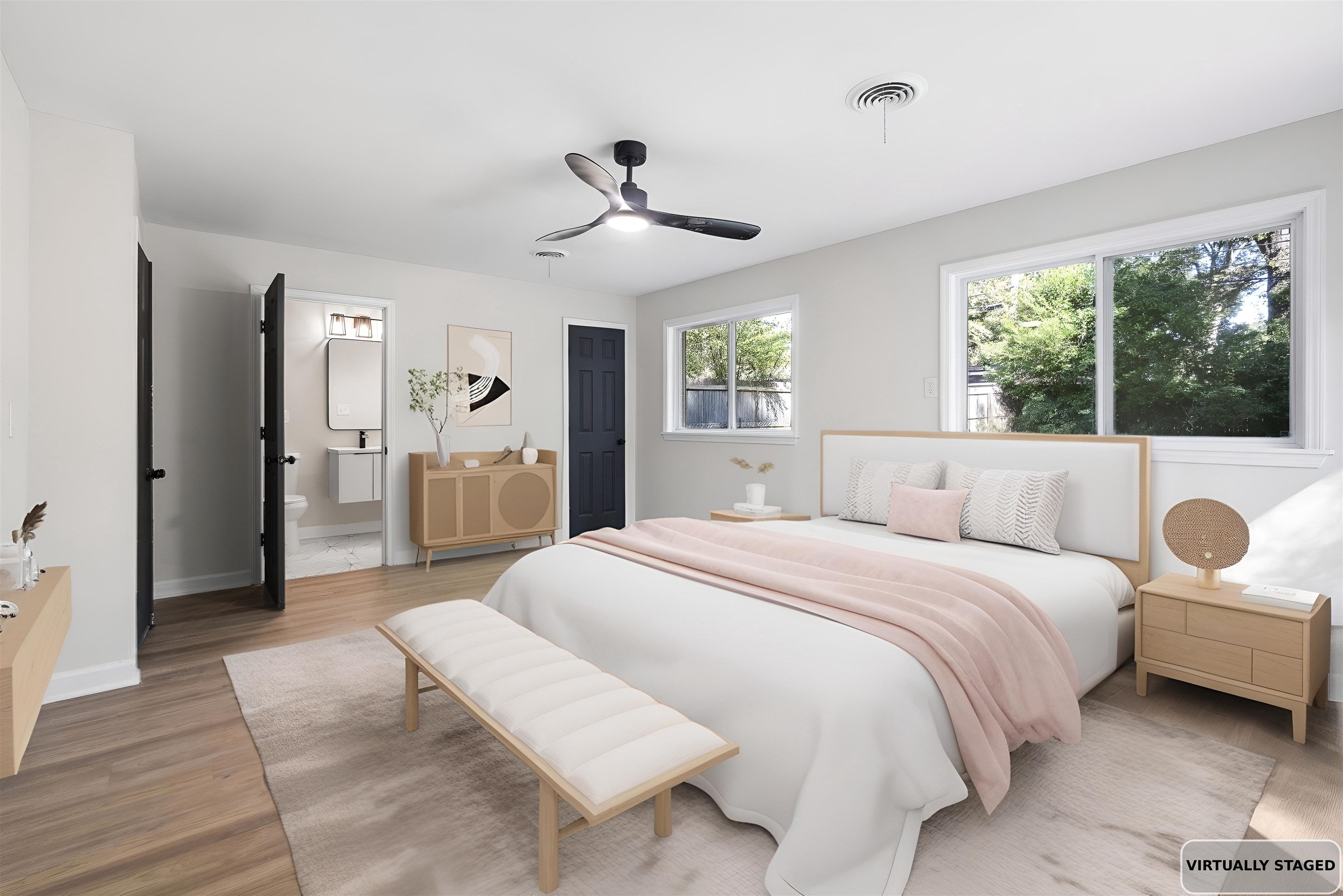 1168 South Perkins Road Memphis, TN 38117 - Photo 15 of 34 a spacious bedroom with a large bed and a chandelier