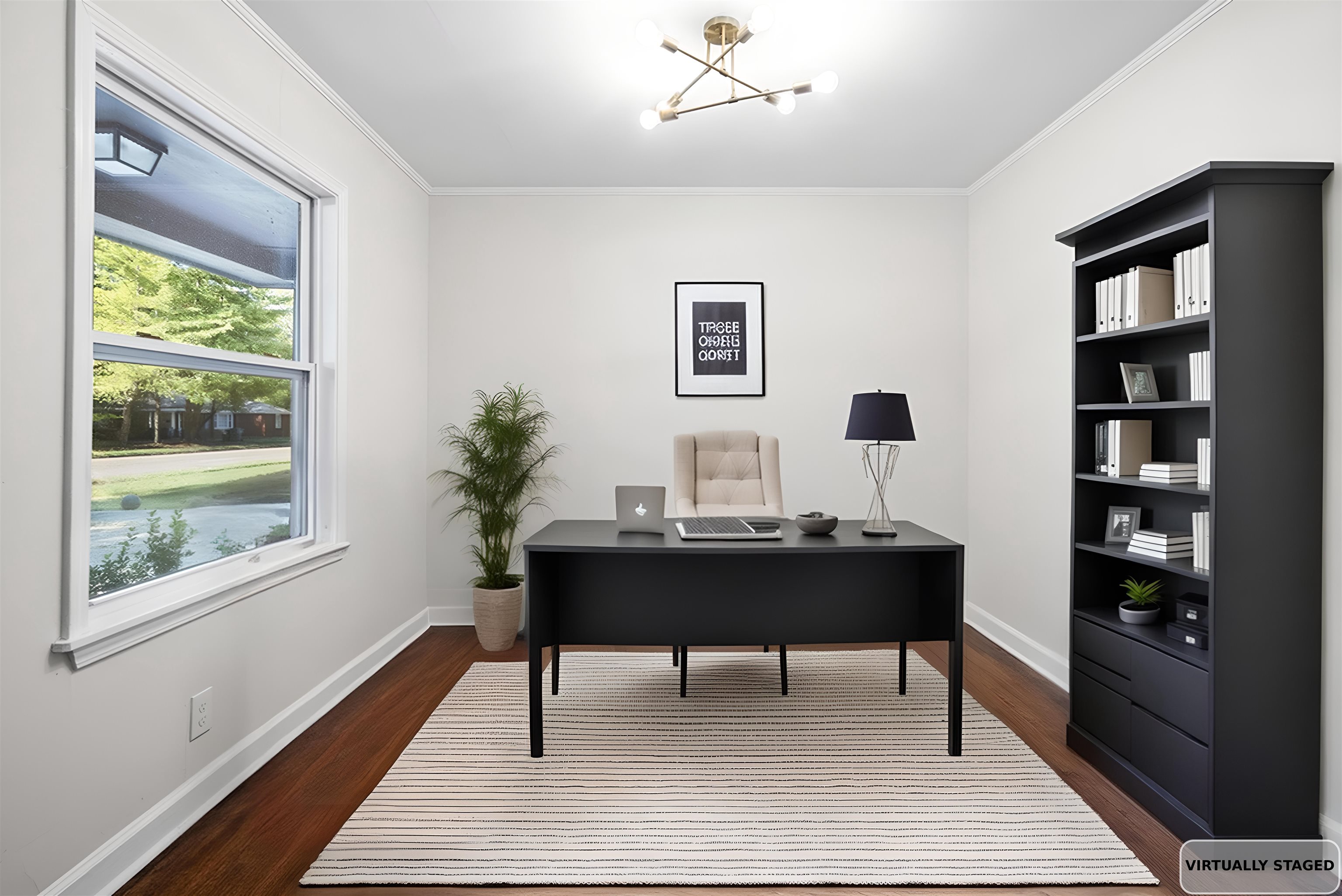 1168 South Perkins Road Memphis, TN 38117 - Photo 9 of 34 a view of a workspace with furniture and a window