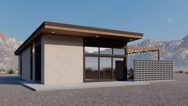 a view of entryway with an empty room