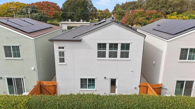 a view of a house with sitting area