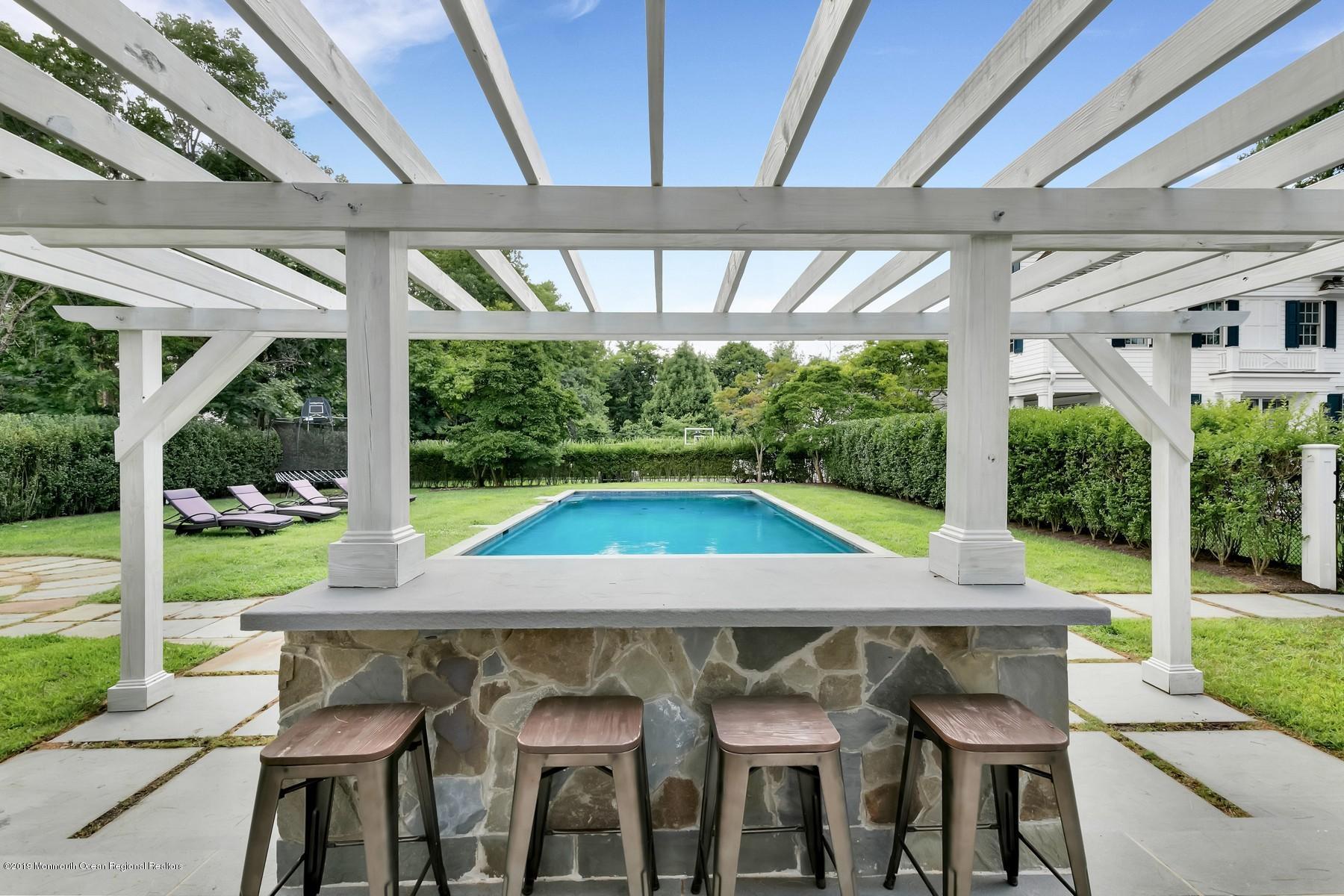20 Ward Avenue Rumson, NJ 07760 - Photo 44 of 48 View of Pool from Pool House