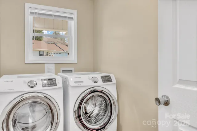 a view of washer and dryer