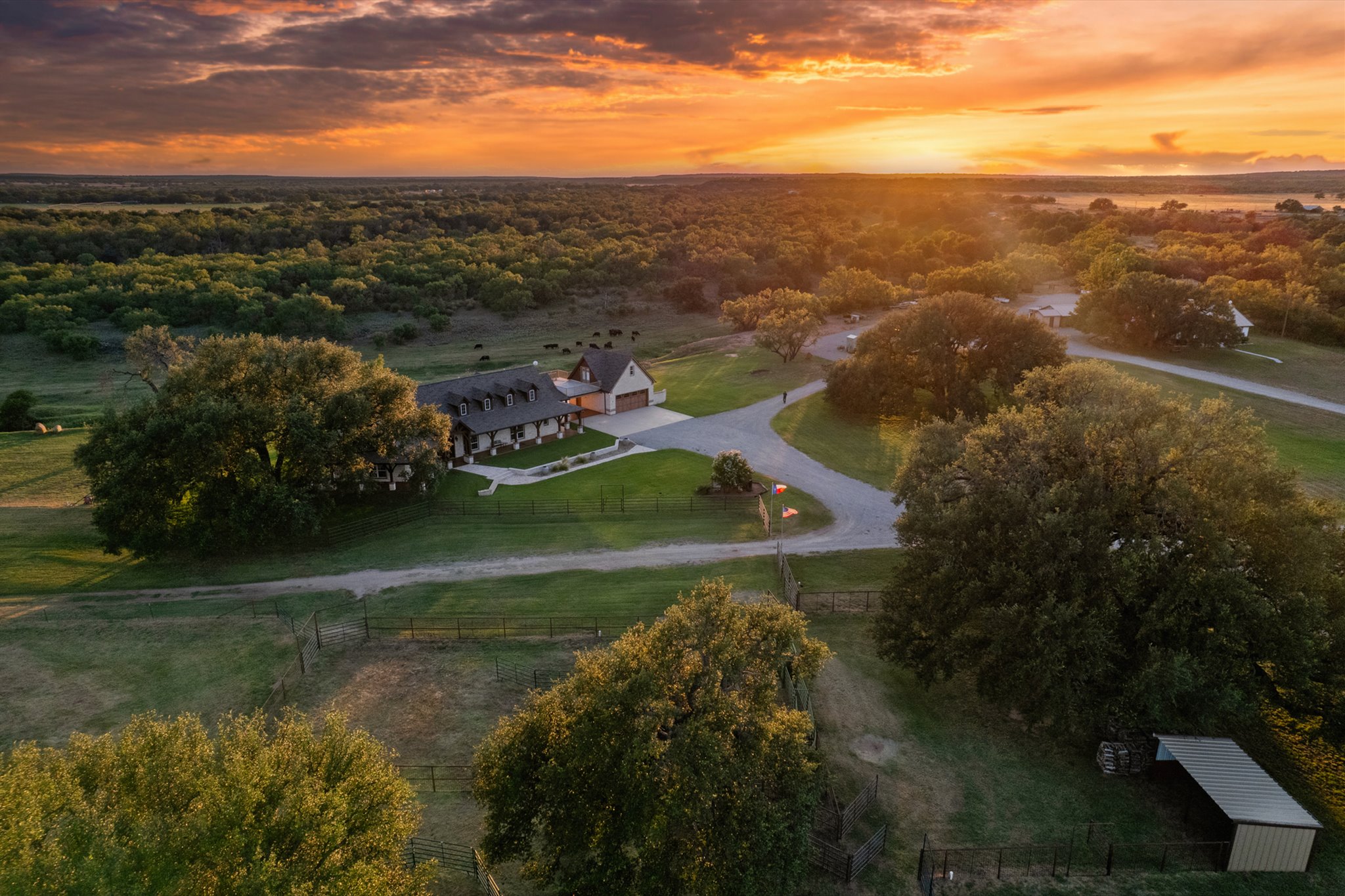 18601 County Road 214 Brookesmith, TX 76827 - Photo 3 of 39 Aerial overview of main house