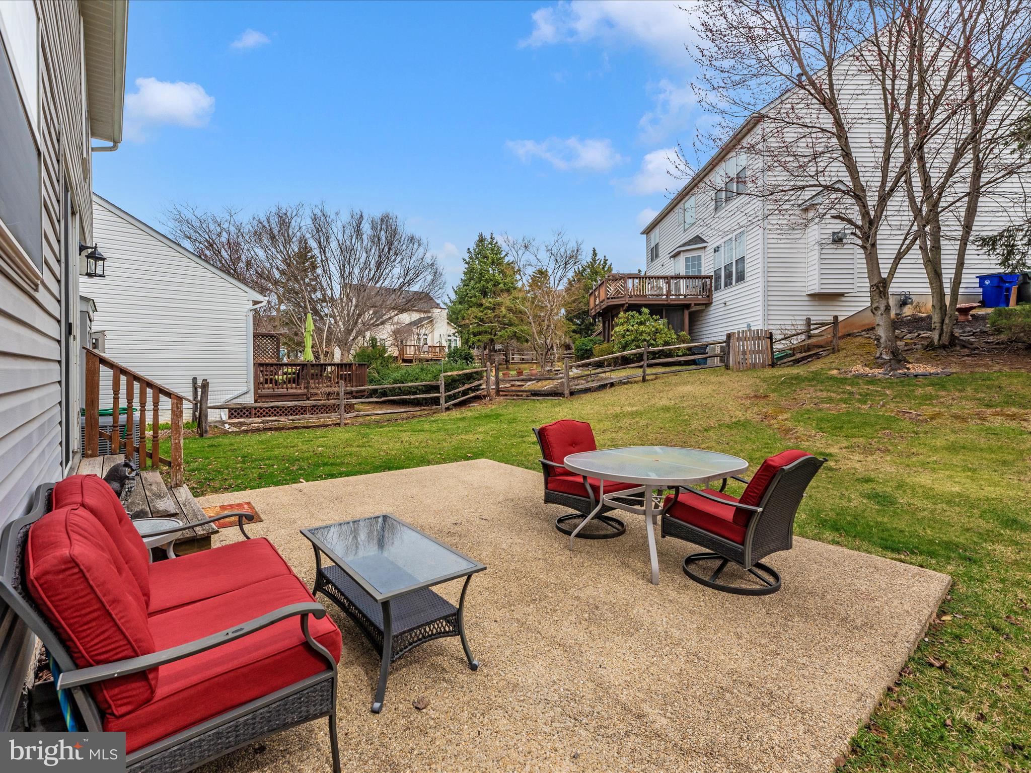 1706 Algonquin Road Frederick, MD 21701 - Photo 44 of 62 a backyard of a house with table and chairs