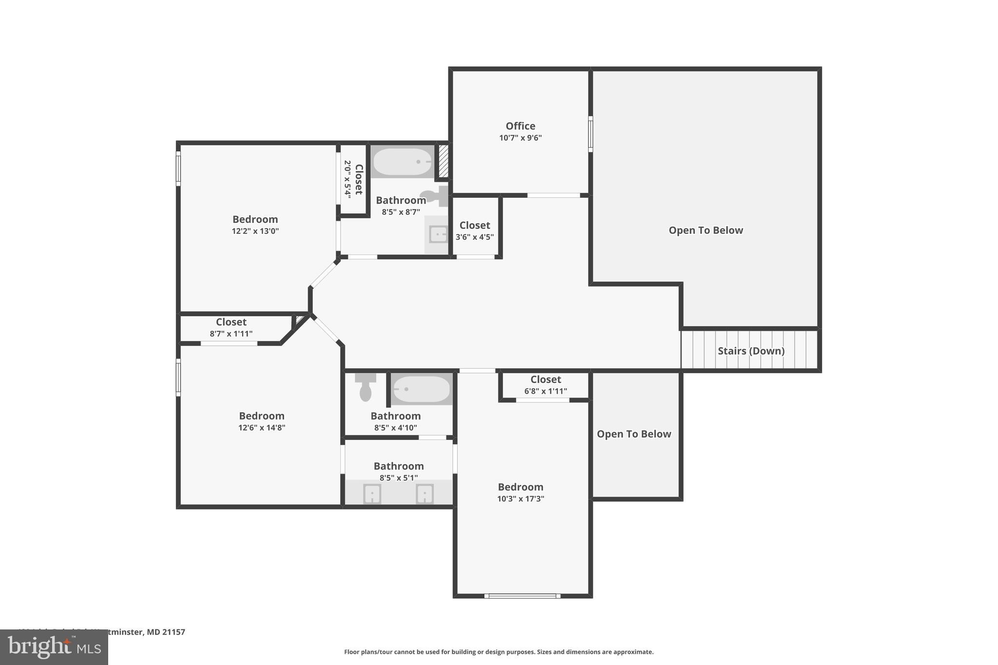 420 Irish Rebel Road Westminster, MD 21157 - Photo 71 of 71 Upper level floor plan