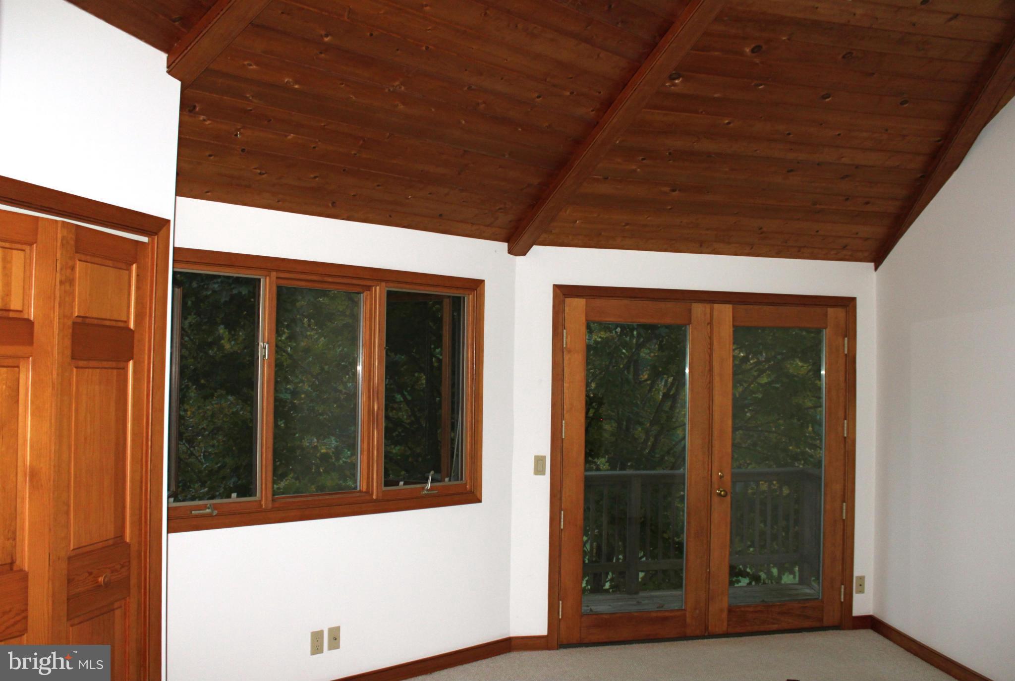201 Hunters Road Washington, VA 22747 - Photo 16 of 30 Master bedroom with French doors to private deck