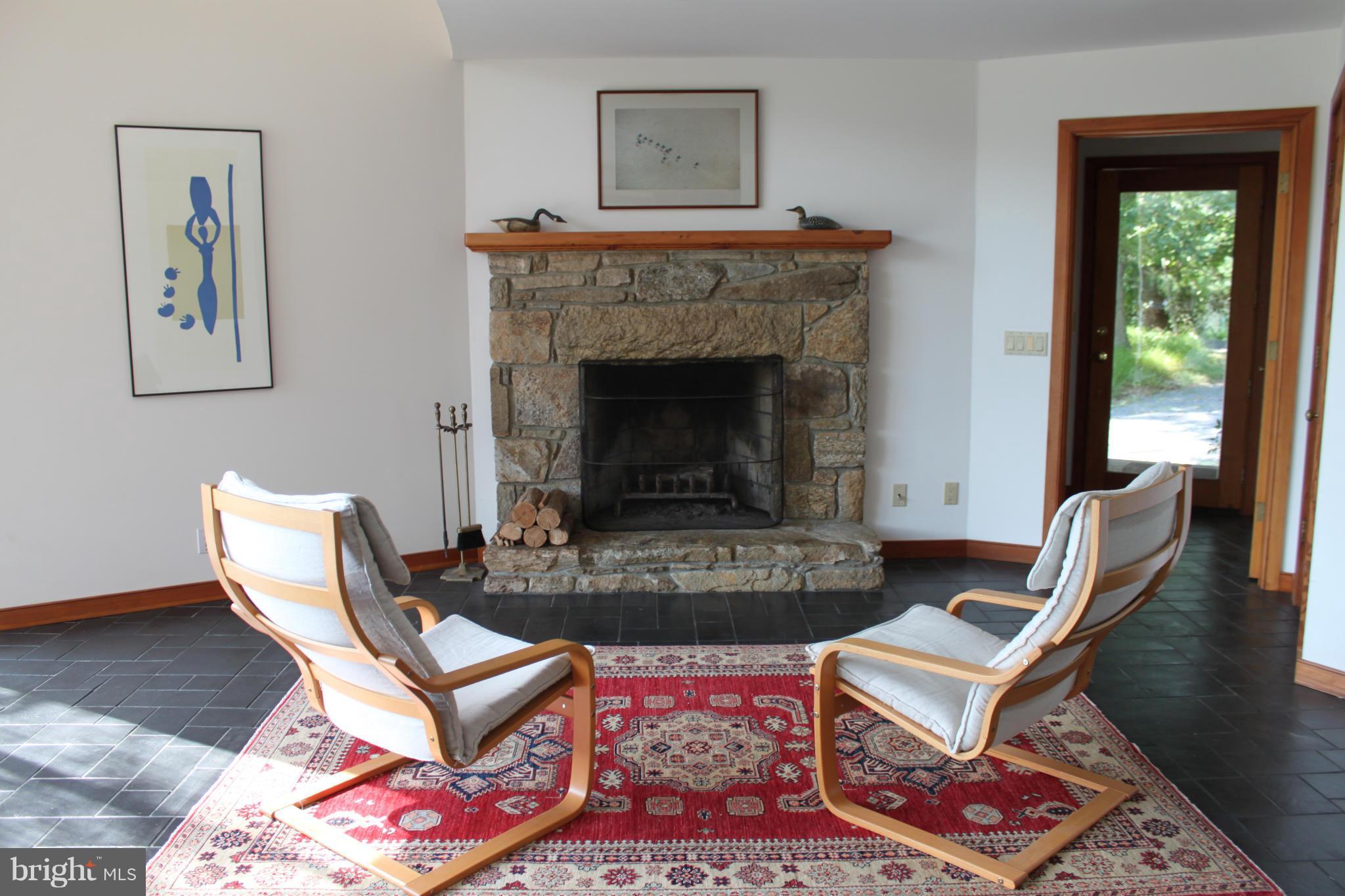 201 Hunters Road Washington, VA 22747 - Photo 7 of 30 Fabulous stone fireplace (stones from property)