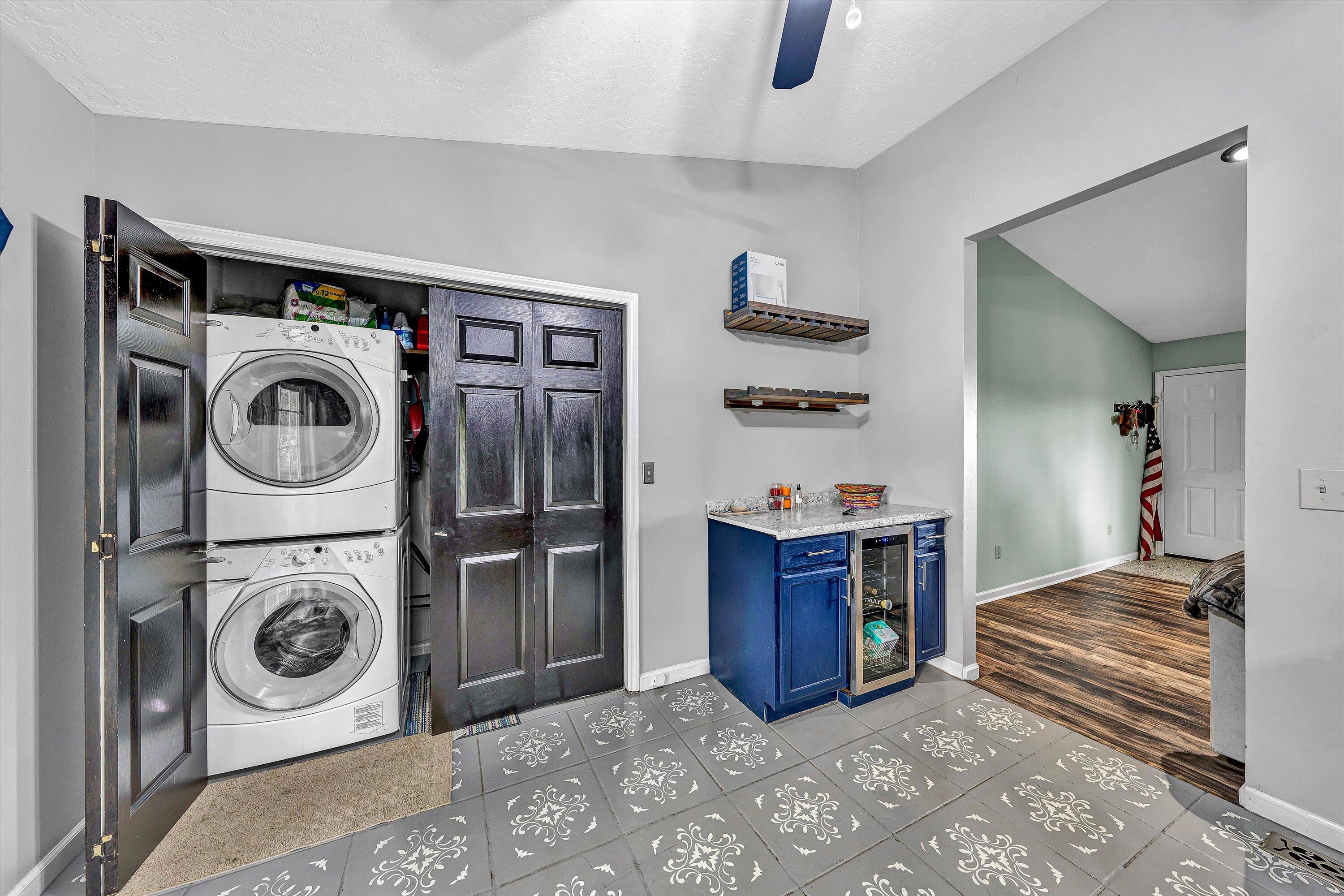 5935 Scruggs Road Moneta, VA 24121 - Photo 13 of 37 a utility room with dryer and washer