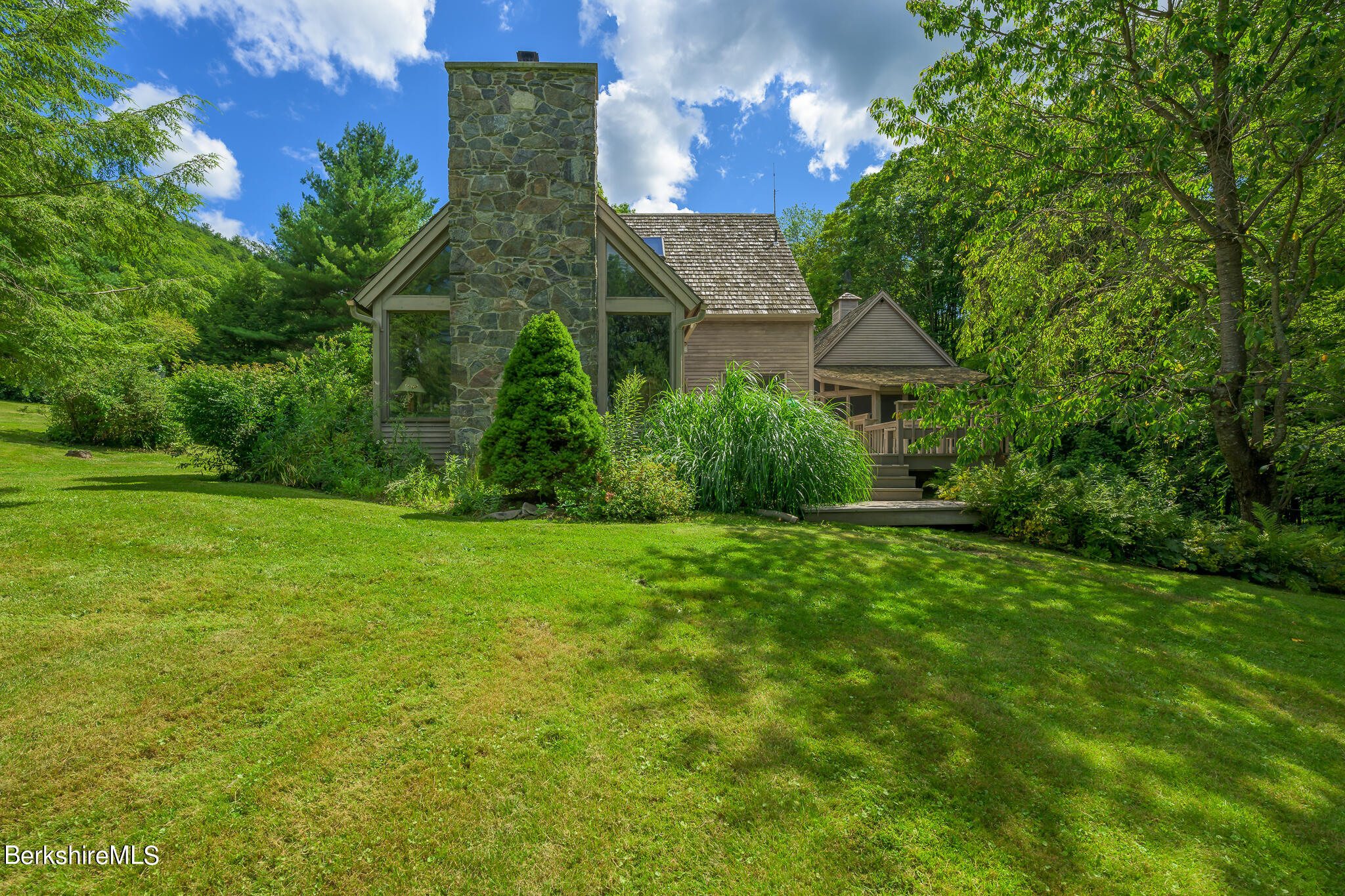 248 Osceola Notch Road Lenox, MA 01254 - Photo 43 of 43 a view of a garden
