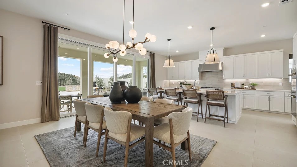 24328 Calle La Roca Valencia, CA 91354 - Photo 6 of 41 a view of a dining room and livingroom view