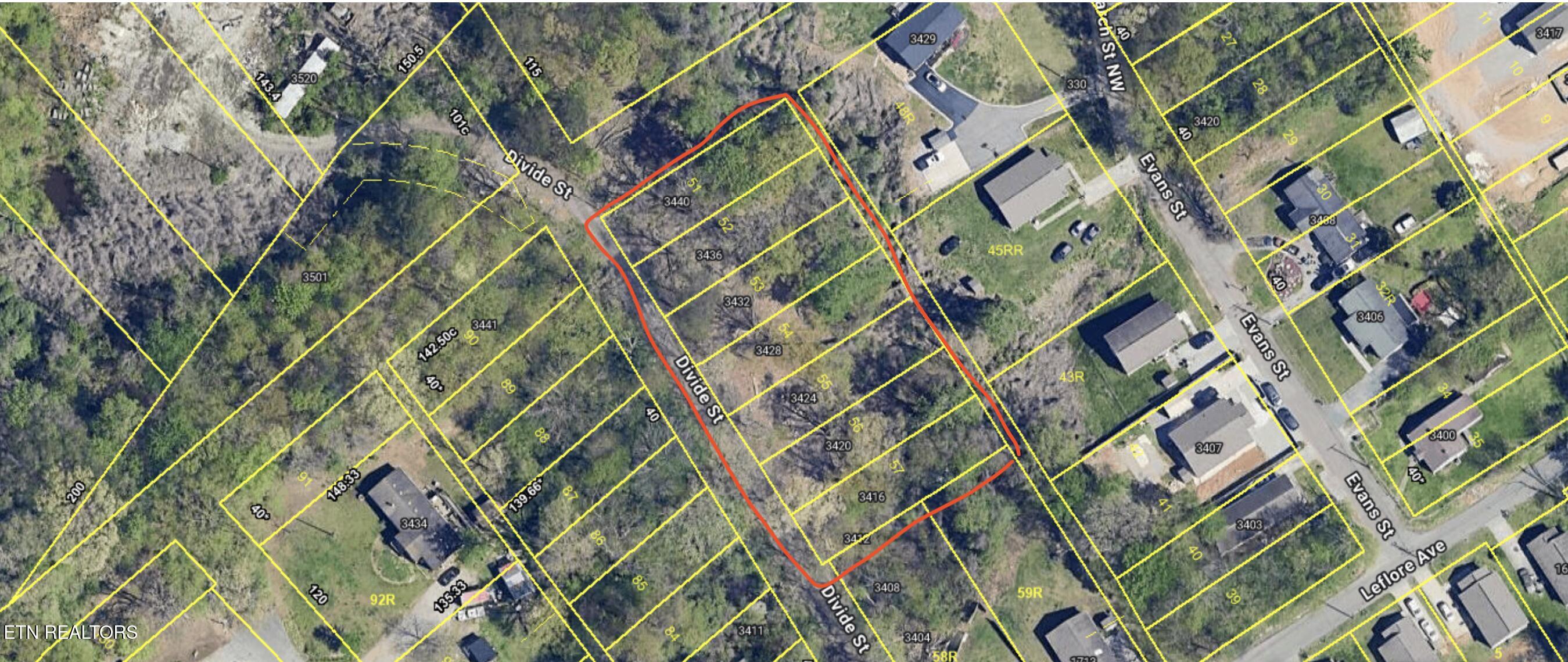 3436 Divide Street Knoxville, TN 37921 - Photo 2 of 23 3436 Divide St Map Overview