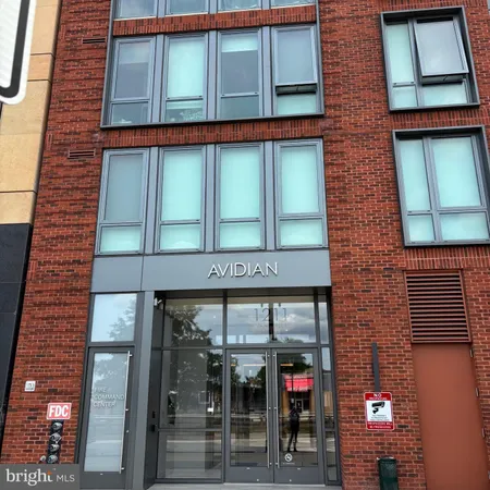 a view of a building with a window
