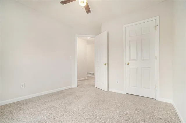 a view of an empty room