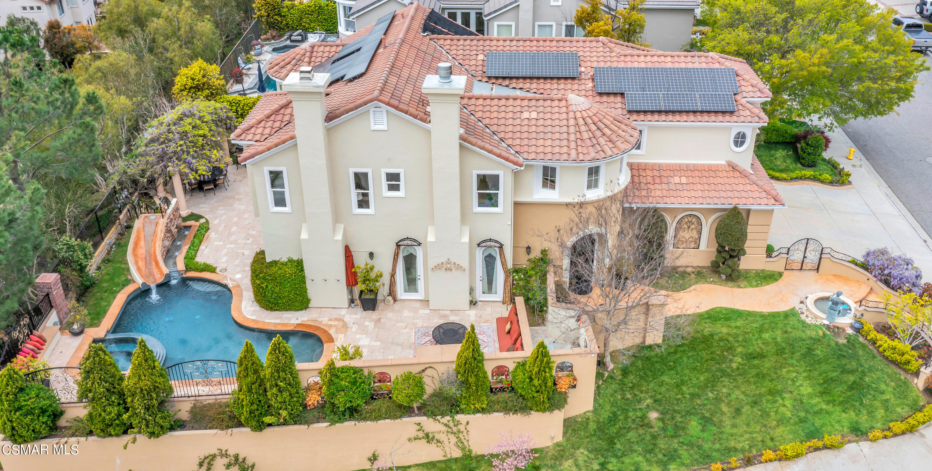 6196 Deerhill Road Oak Park, CA 91377 - Photo 46 of 46 an aerial view of a house