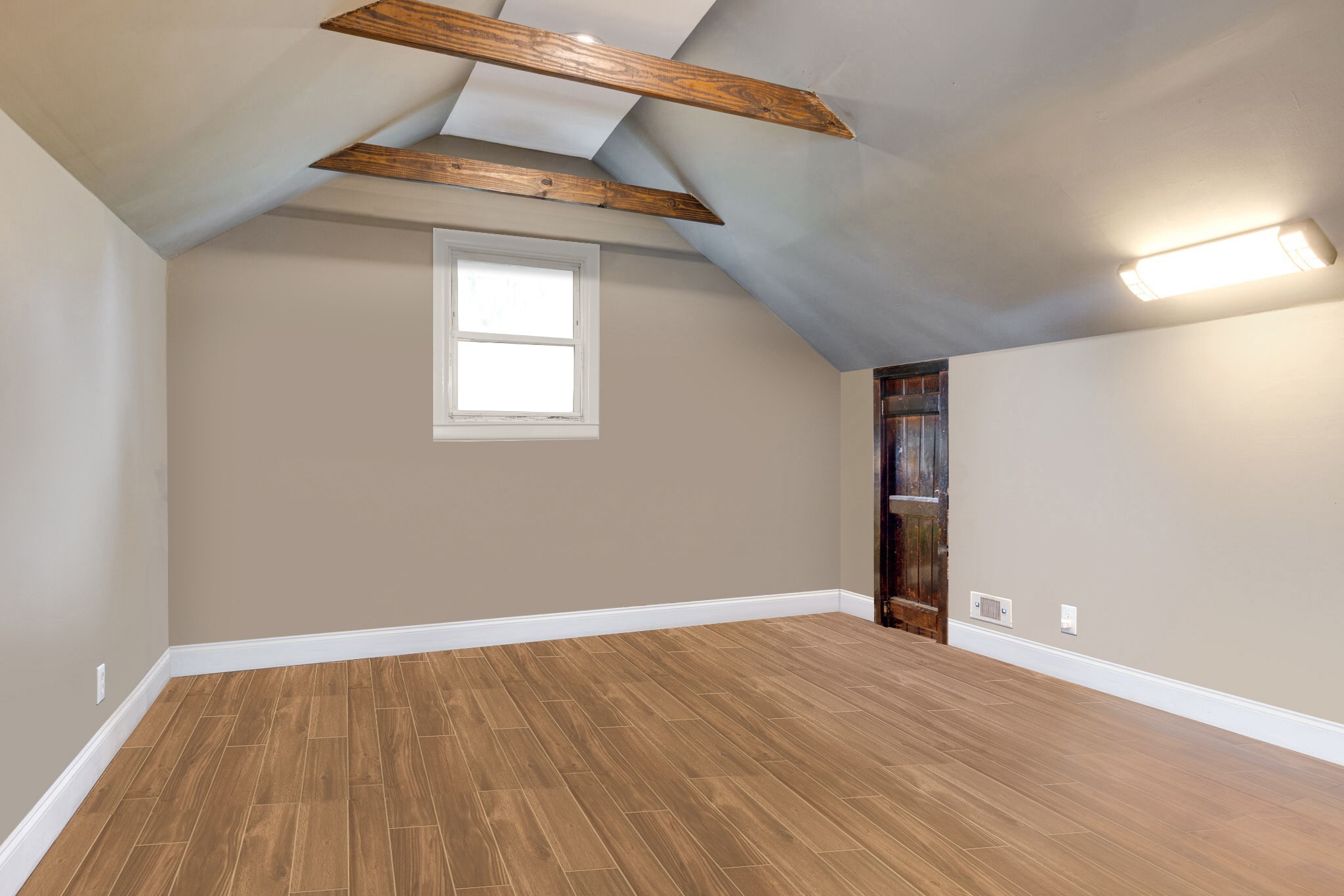 430 Center Avenue Dickson, TN 37055 - Photo 11 of 14 a view of an empty room with wooden floor and a window