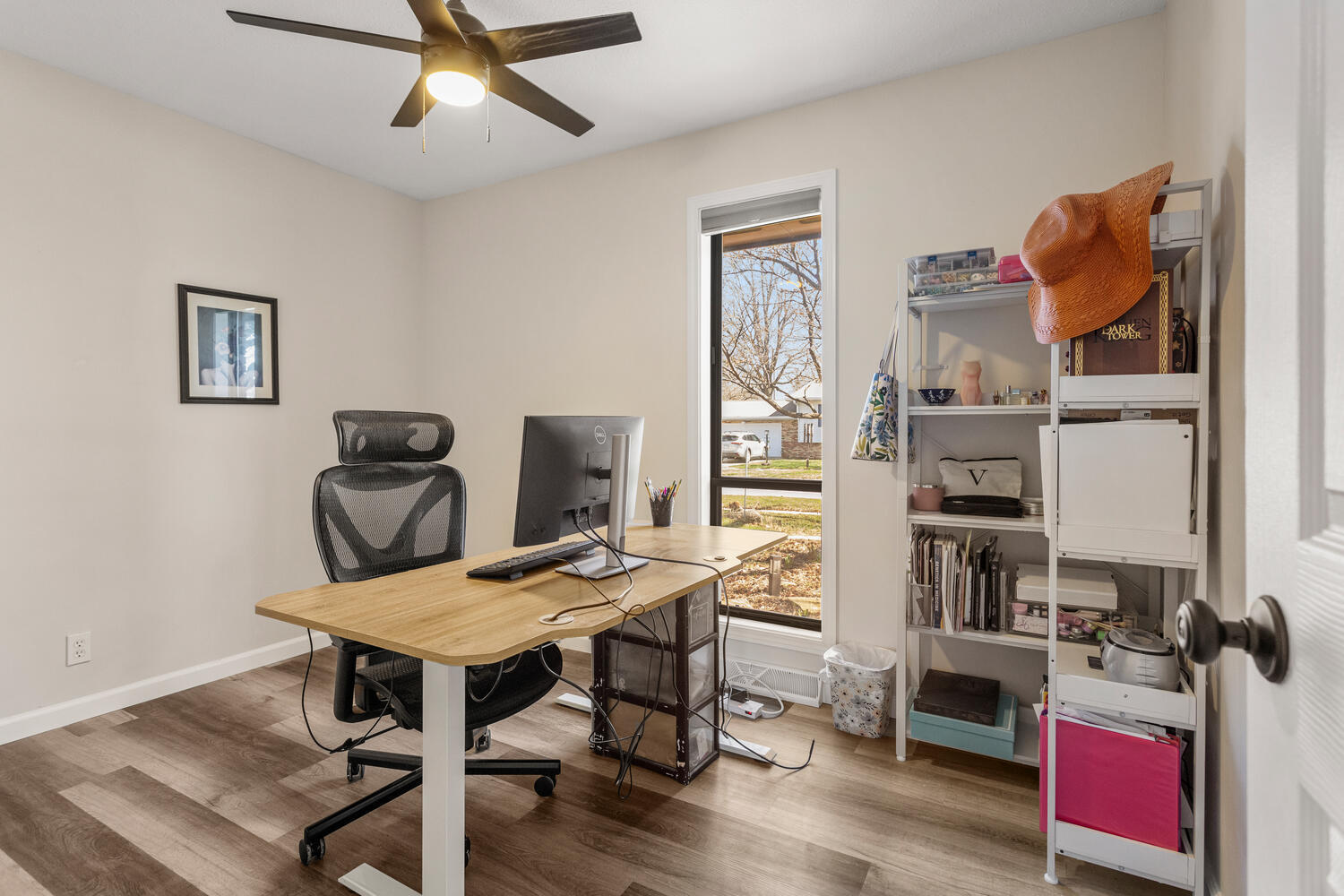 2317 Brookshire East Champaign, IL 61821 - Photo 21 of 32 a view of a workspace with furniture and a window