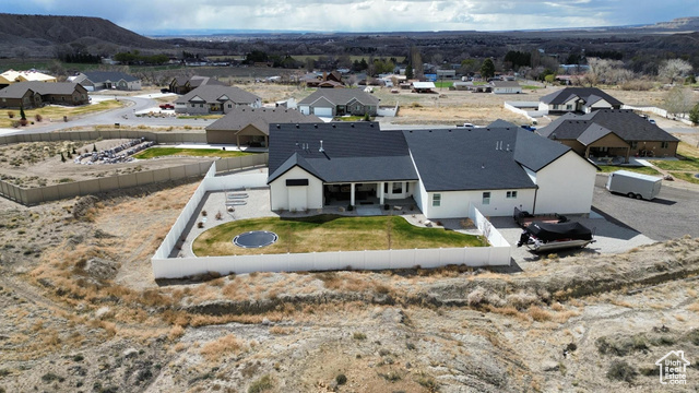 1240 West 2360 North Helper, UT 84526 - Photo 79 of 79 Birds eye view of property with a residential view and a mountain view
