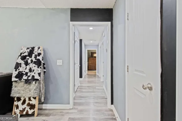 wooden floor in a gallery