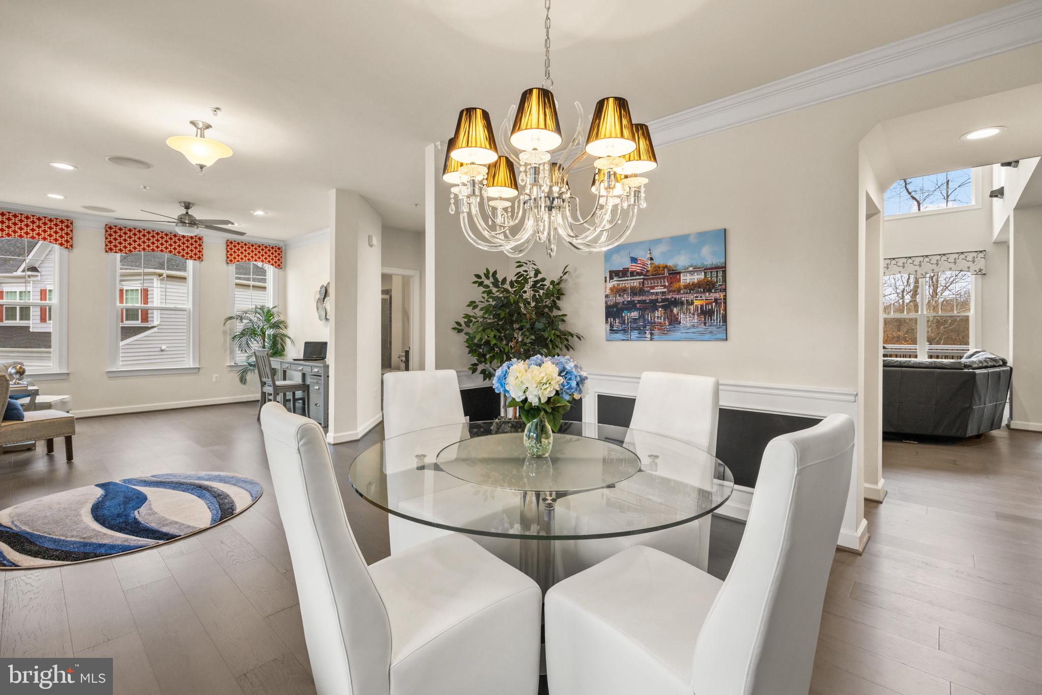 155 Moore Road Arnold, MD 21012 - Photo 5 of 28 Dining Room looking into Foyer and Great Room