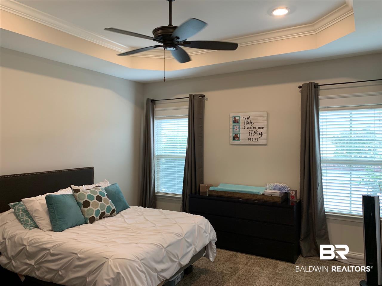6154 Louise Place West Mobile, AL 36609 - Photo 10 of 25 Tray Ceiling in Master Bedroom