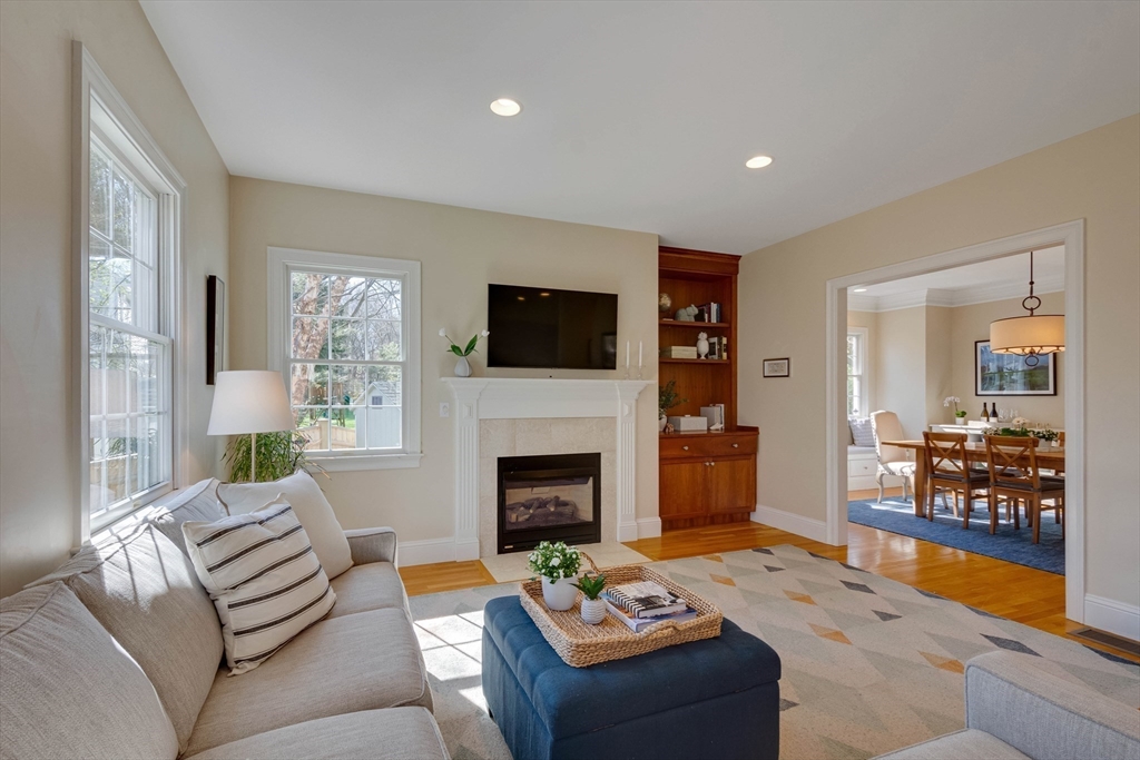 29 Old Bridge Road Concord, MA 01742 - Photo 34 of 40 a living room with furniture and a fireplace