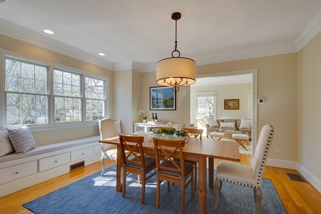29 Old Bridge Road Concord, MA 01742 - Photo 4 of 40 a view of a dining room with furniture window and wooden floor
