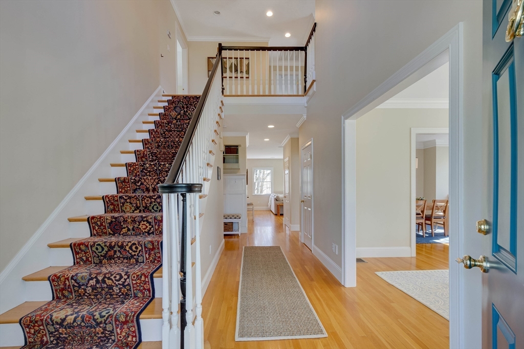 29 Old Bridge Road Concord, MA 01742 - Photo 9 of 40 a view of entryway and hall with wooden floor