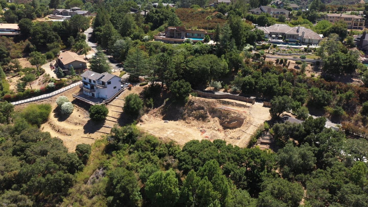 16227 Maya Way Los Gatos, CA 95030 - Photo 21 of 27 an aerial view of residential houses with outdoor space and trees