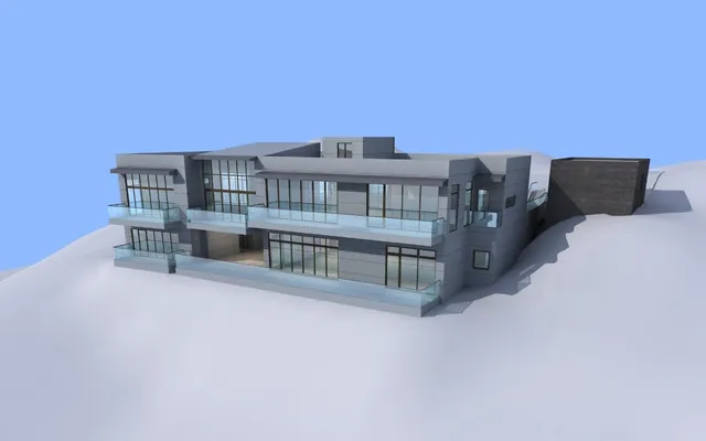 a view of a balcony with an outdoor seating