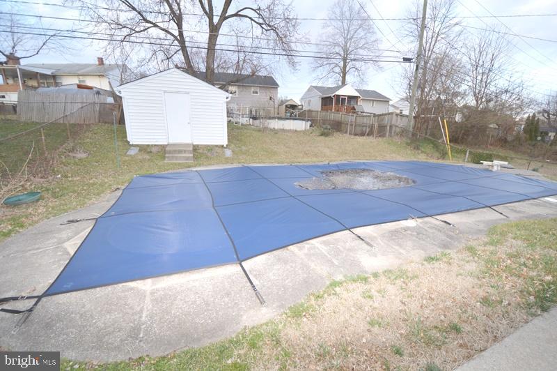 321 Highfalcon Road Reisterstown, MD 21136 - Photo 15 of 19 BACKYARD SHED AND IN GROUND POOL