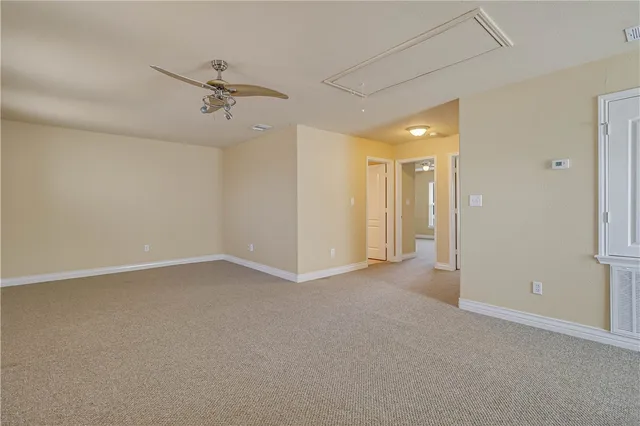 a view of an empty room